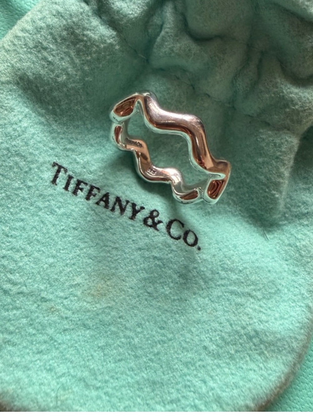 Tiffany & Co. Paloma Picasso Zig Zag Wave Ring